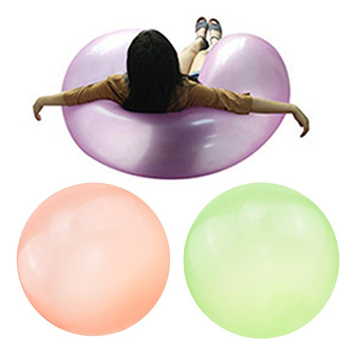 2x De Burbujas Inflable Globo De Burbujas Al Naranja S