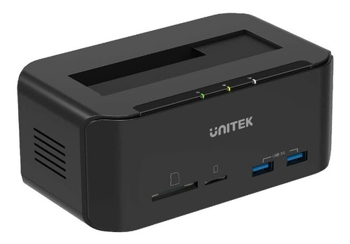 Docking Station Dos Puertos Sata 3.0 Usb Lector Tarjetas Sd