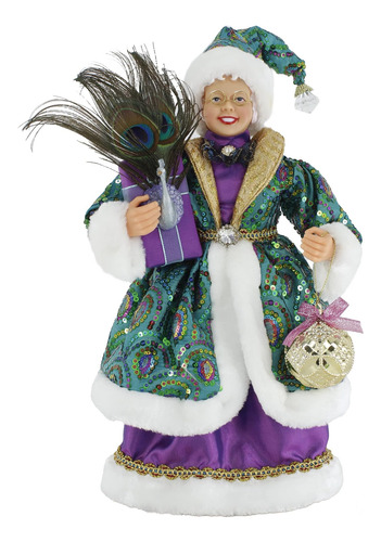 Colección Windy Hill Figura Decorativa Navideña De Señora De