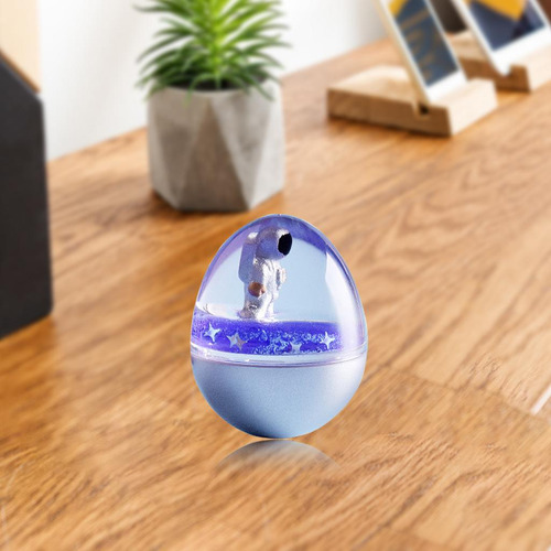 Lindo Vaso De Arena Movediza LĂquida De Astronauta Adorna