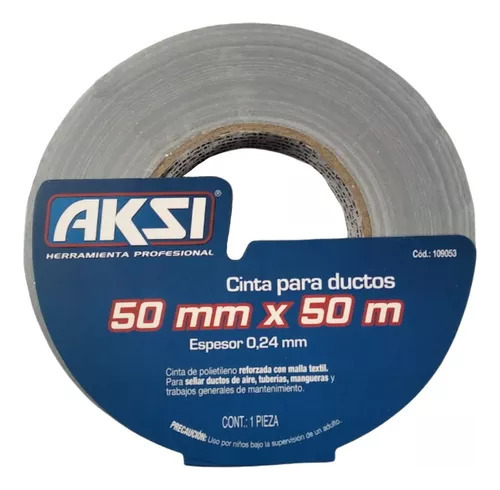 Teipe De Plomo Duct Duck Tape Cinta Ductos 50mt X 5cm Aksi