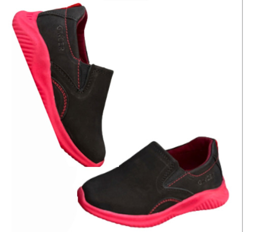 Zapatillas Flex Kids Cuero Nobuck