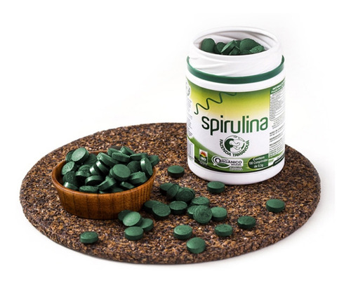 Imagem 2 de 2 de Spirulina Comprimido Orgânica 90g