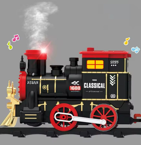 Juego Tren Juguete Eléctrico Luz Sonido Juguete Educativo