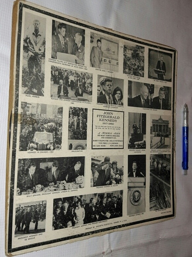 Disco De Acetato John F. Kennedy. (Usado)