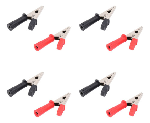 J Mini Test Crocodile Clamp, Juego De 10 Cables Aislantes