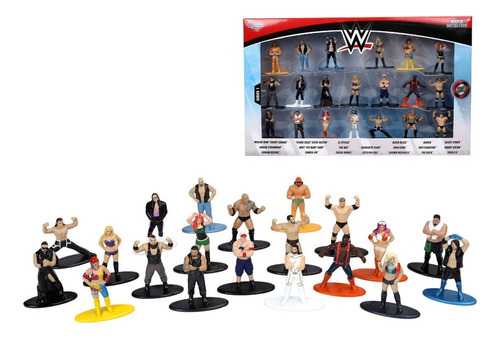 Pacote de 20 Mini Figuras 1.65 Nano Metalfigs Wave 2 30817 Jada