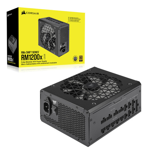 Fuente De Alimentación Corsair Rm1200x Shift Totalmente Modu
