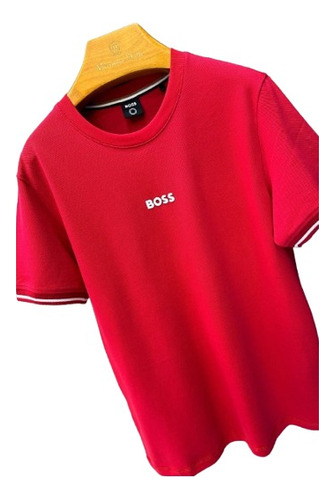 Camiseta Hombre Cuello Redondo Hugo Boss 