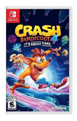Crash Bandicoot 4: It's About Time Switch Usado Mídia Física