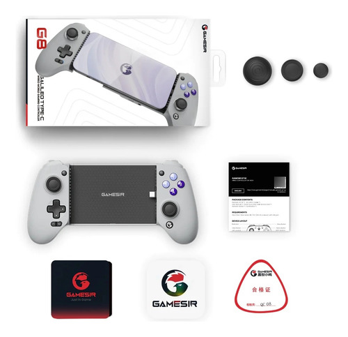 Controle Joystick Gamesir G8 Galileo Type-c Cinza