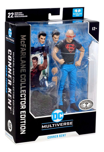 Conner Kent Teen Titans Mcfarlane Collector #15 Platinum (Usado)