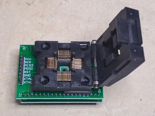 Base Qfp44 A Dip40 Para Programador Xgecu Tl866ii T48 T56
