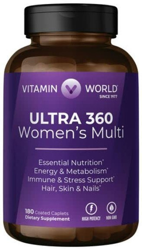 Vitamin World Ultra 360 Multi Para Mujer (180)