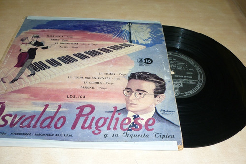 Osvaldo Pugliese Y Su Orquesta Mala Junta Vinilo Poor