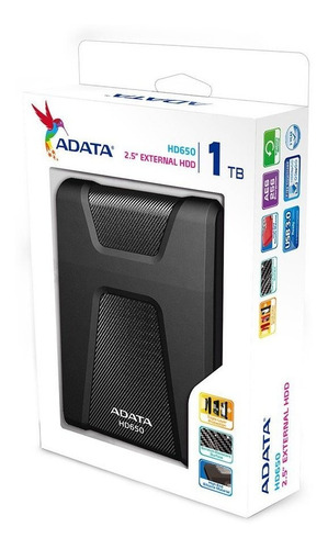 Disco Duro Externo Adata Dashdrive Durable Hd650 2.5'' 1tb