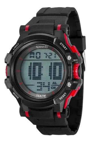 Relógio Speedo Masculino Preto Digital 81069g0egnp1