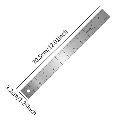 Ferramenta De Medição De Marcador De Medição 30.5x3.2cm