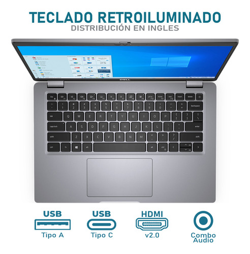 Laptop Dell Latitude 5420 Core I7 32gb 512gb Gris (Reacondicionado)
