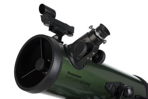 Celestron Explorascope Descubre La Luna O Anillos De Saturno Explorascope 60 az Refractor, Verde (22100), 114az Reflector, Verde