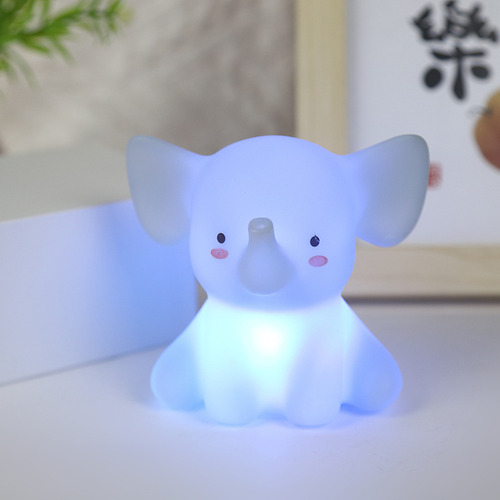 Lámpara Cálida Led Elefante Bebé León Caricatura