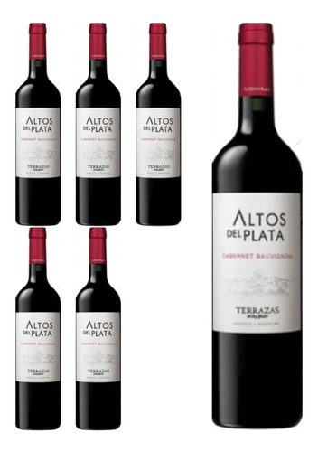 Vino Altos Del Plata Cabernet Sauv X 750cc. Caja 6 Botellas