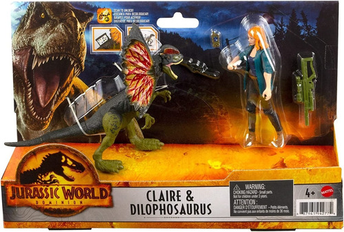 Jurassic World Dominion Claire And Dilophosaurus Set