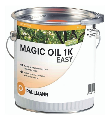 Aceite Int. Pallmann Magic Oil 1k Pisos De Madera 1 Lts