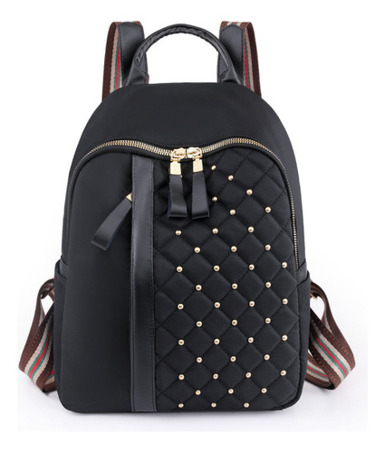 Nueva Mochila Oxford Cloth Rivet Bordada Para Mujer