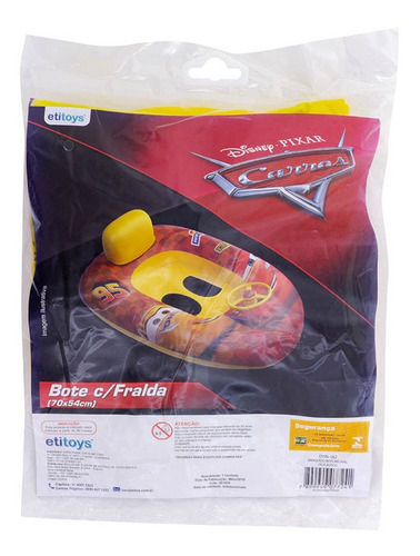 Imagem 2 de 2 de Bote Inflável Infantil C/ Volante 70x54 Carros