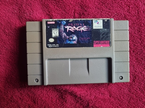 Primal Rage Snes Cartucho Totalmente Original 