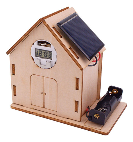 Juguetes De Desarrollo De Reloj Solar De Madera,