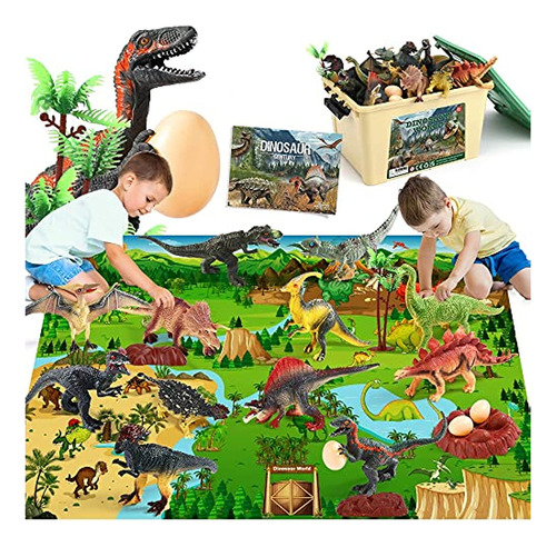 Figuras De Juguetes De Dinosaurios Jurásicos, 12 Figuras De 