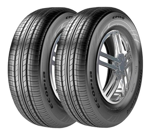 Combo 2 Pneus 205/55r16 Bridgestone 91v Radial Ecopia Ep150