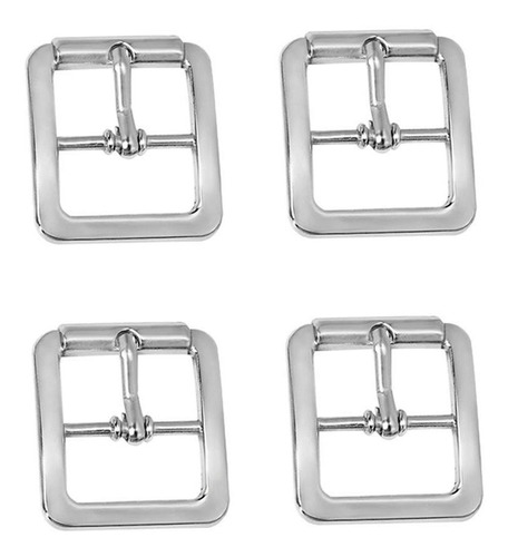 Imagen 2 de 12 de Broche De Hebilla Para Zapatos De Bricolaje Plata