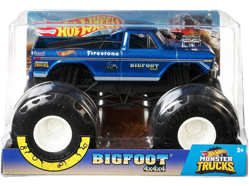 Hotwheels Monster Truck Bigfoot Ford Metal Original 1:24 20%