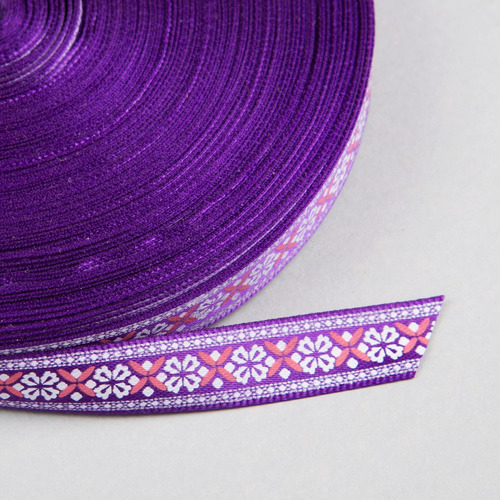 Liston Cinta Decorativa 50 Mts Cd11-8 Color Violeta