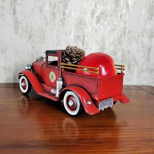 Camión De Bomberos Vintage Modelo De Camión De Bomberos De M