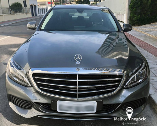 Mercedes-benz C-180 Exclus. Cgi 1.6 Tb Flex Aut. 2018 Cinza