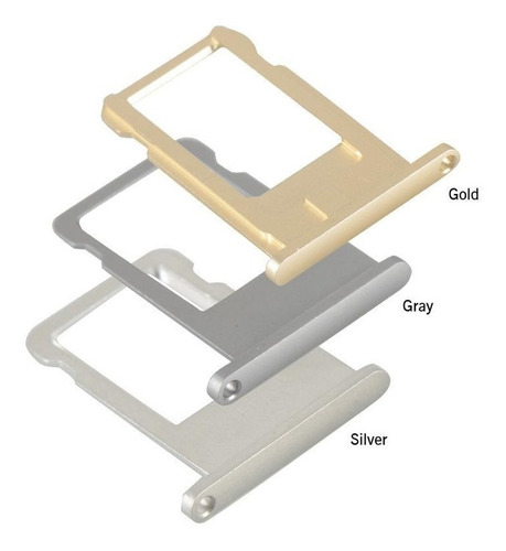 Bandeja Porta Sim Para iPhone 5s Color A Elección 1 Unidad