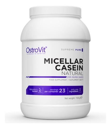 Proteina De Casein Micellar 700g/23serv Ostrovit Sabor Natural