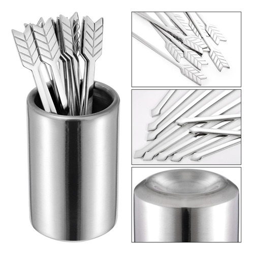 Palillo De Dientes Deayou Para Cocteles De Acero Inoxidable