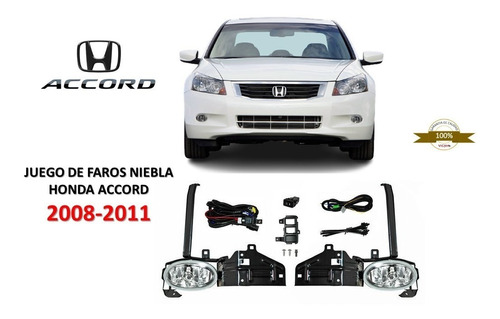 Juego De Faros Niebla Honda Accord 2008-2011