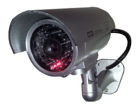 Imagen 2 de 5 de 8 X Cámara De Seguridad Dummy Exterior Falso Intermitente Ba