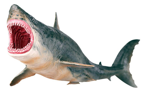 Eoivsh Juguete De Tiburón Grande Megalodon, Figura De Tibu