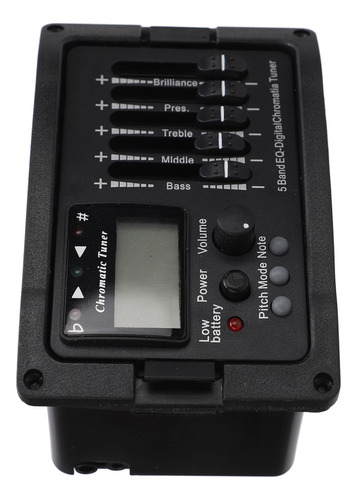 Preamplificador De Guitarra Acústica Equalizer Teq De 5 Band