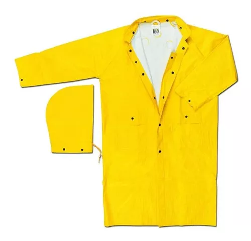 Chubasquero, PVC/poliéster, amarillo, 2XL