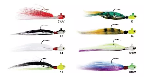 Isca Artificial Maruri Streamer Jig Speed 10g 4/0 - Maruri