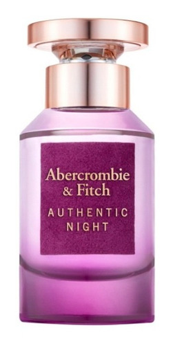Perfume Abercrombie & Fitch Authentic Night Femme Edp 100ml