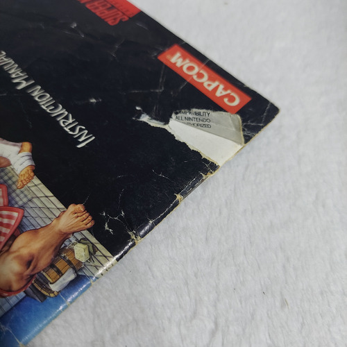 Manual Street Fighter 2 Turbo Para Super Nintendo (Usado)